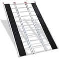thumbnail image 2 of 85 In Aluminum Tri-Fold Snowmobile Loading Ramp with Ski Guides 1500 lbs Heavy Duty Folding Ramp for ATV UTV Tractor Truck and Trailer, 2 of 9