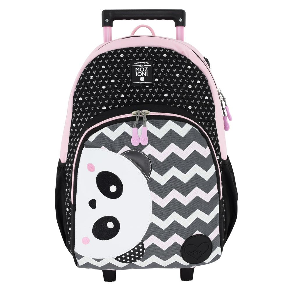 MOZIONI Dizzy Panda light Rolling Backpack