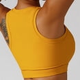 thumbnail image 4 of Sujetador deportivo para mujer, Bralette sin costuras con espalda cruzada, Top corto acolchado, soporte de alto impacto para gimnasio, entrenamiento, Fitness, 4 of 6