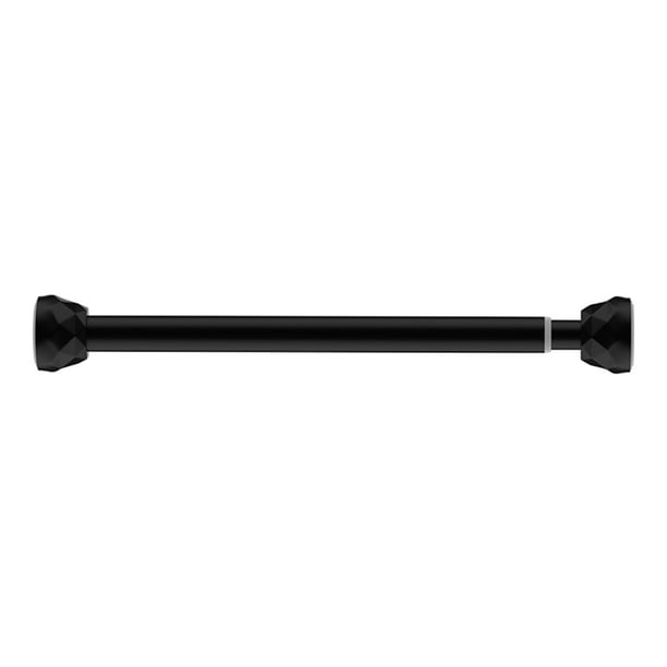Práctico perchero ajustable para cortinas, barra de almacenamiento sin perforaciones para el hogar