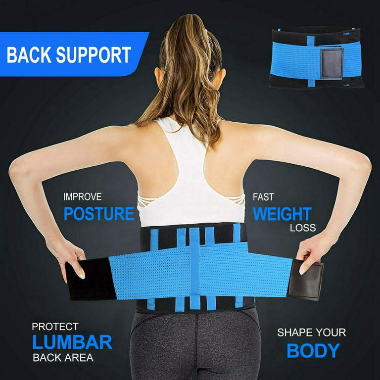 Lumbar Supports Belt, Back Brace Posture Corrector for Lower Back Pain,  Adjustable Waist Trainer Belt to Relieve Sciatica and Herniated Disc for  Men