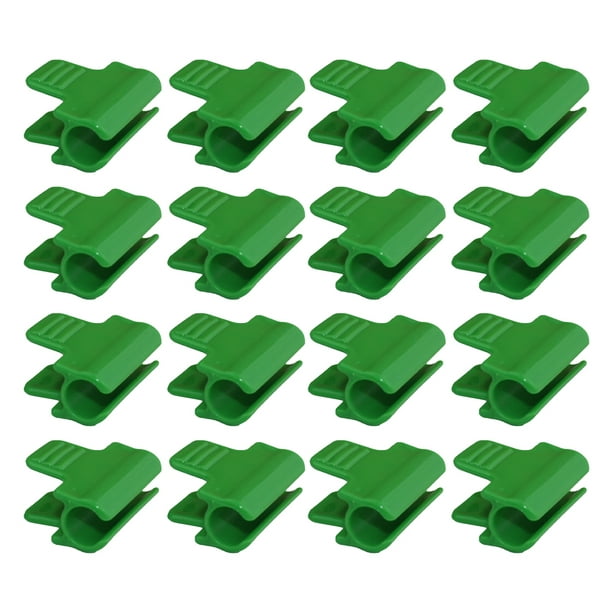 20PCS 11mm Greenhouse Plastic Snap Clamp for Pipes Greenhouses Row ...