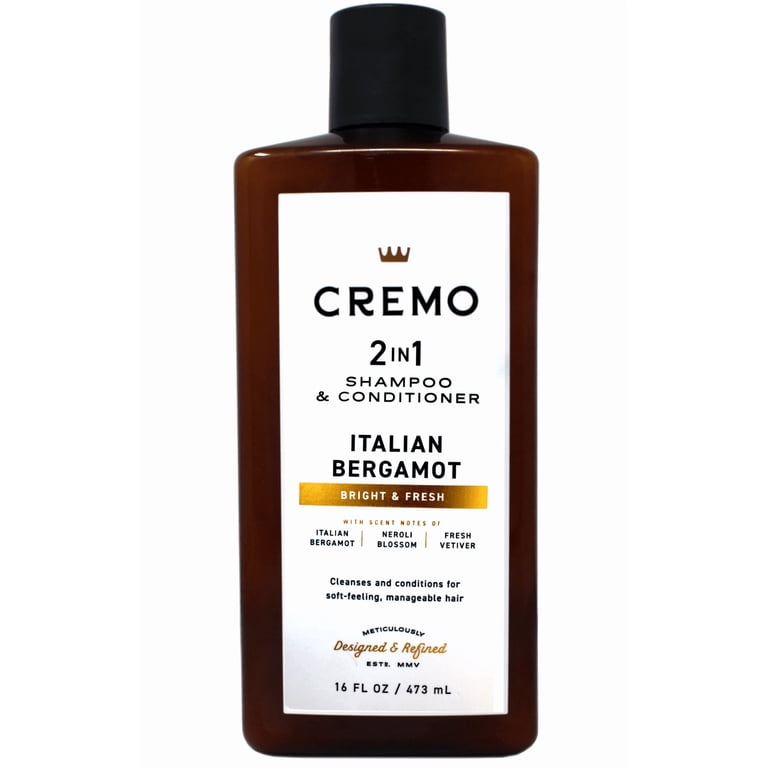 2 Pack - Cremo Italian Bergamot 2 in 1 Shampoo & Conditioner for
