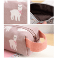 thumbnail image 3 of Estuche para lápices de gran capacidad, bolso para bolígrafos de lona, estuche estacionario, bolsa de cosméticos para maquillaje, 3 of 5