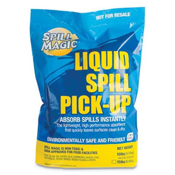 Spill Magic 97110 10 lbs Liquid Spill Pickup Sorbent
