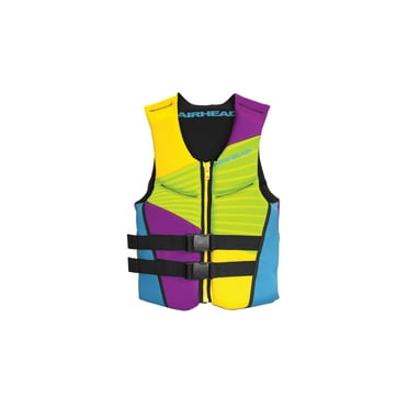 Airhead GNAR Kwik-Dry Neolite Flex Vest, Multi-Color, Small