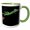 Green/White, variant on 3drose, Carolina Anole, American Chameleon, Lizard - Na02 Dno0260 - David Northcott, 15oz Two-tone Green Mug