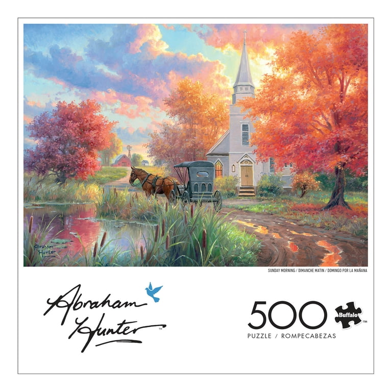 Buffalo Games Abraham Hunter 500-Piece Jigsaw Puzzle photo 7