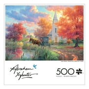 Buffalo Games Abraham Hunter 500-piece Interlocking 21.25 x 15-inch Jigsaw Puzzle Assortment for Adults Ages 14+ (1 Puzzle; Styles May Vary)