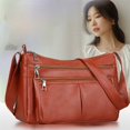 thumbnail image 3 of Bolso de madre de moda, cuero suave para mujer de mediana edad, bolso bandolera a juego de moda, bolso de hombro de mujer de moda, 3 of 3