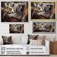 thumbnail image 4 of Designart "Koala Haven Australia painting I" Animals Floater Framed Wall Art Living Room, 4 of 7