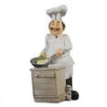 thumbnail image 3 of French Chef Figurine Kitchen Ornament Resin Cook Statue Sculpture Decorative - Cooking, 3 of 6