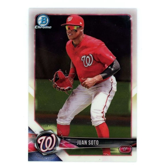 MLB 2018 Bowman Chrome Prospects Juan Soto BCP52 (Rookie)