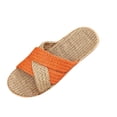 thumbnail image 2 of Miqool Unisex Cloth Slippers Non-Slip Open Toe Slides Slip On Flat Sole Breathable Comfy Casual Sandals, 2 of 9