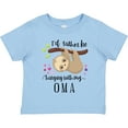 thumbnail image 3 of Inktastic Sloth I'd Rather Be Hanging with Oma Boys or Girls Toddler T-Shirt, 3 of 5