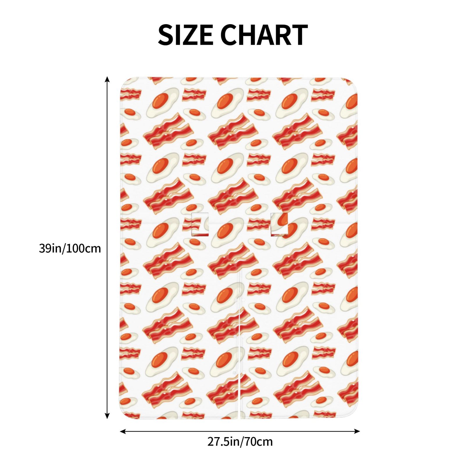 Car Seat Cover Baby - Hobo Eggs Bacon Print Red White Breathable Infant Car Seat Cover for Baby Carseat, Lightweight Comfort Baby Essentials Must Haves Newborn Stuff for Girl Boy