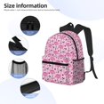thumbnail image 3 of Fuzoiu Cute Watermelon Flamingo Print School Backpack for Teens,Large Bookbag,Lightweight Laptop Bag for Travel, Work, School & Outdoor Adventures, 3 of 6