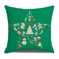 thumbnail image 1 of Naiovety Funda de almohada navideña con estampado de Navidad, funda de cojín para sofá, funda de almohada decorativa para el hogar, sofá, Navidad, Kits de decoración para fiestas No.07 Naiovety HA007803-07, 1 of 6