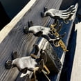 thumbnail image 3 of Zeckos Set of 3 Cast Iron Creepy Hand Wall Hooks Gothic Decor Distressed Black - Black - Size 2.25 x 3.25 x 4 inches, 3 of 11