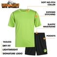 thumbnail image 2 of Black Bear Boys Short Sets Tagless Short Sleeve Athletic T-Shirt and Performance Shorts 2 Piece, 2 of 7
