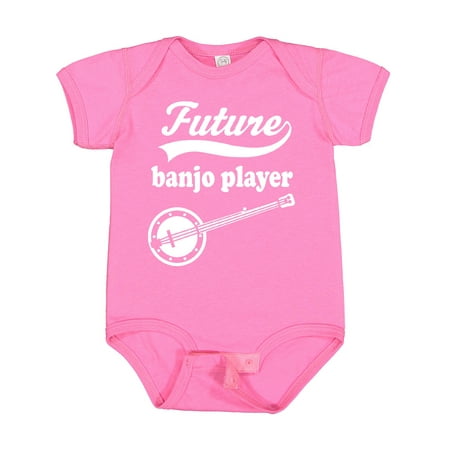 

Inktastic Future Banjo Player Childs Music Gift Baby Boy or Baby Girl Bodysuit
