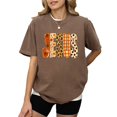 thumbnail image 2 of Jesus Shirt for Women Floral Leopard Christian Easter Graphic Tee, Espresso Shirt, XL, 2 of 8