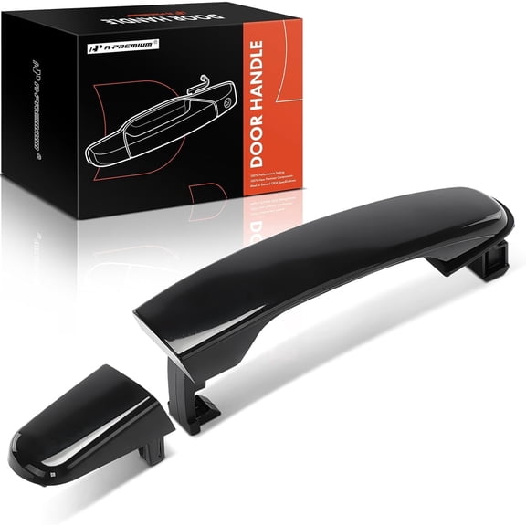 A-Premium Front Right or Rear Exterior Door Handle Compatible with Chevrolet Equinox 2005-2009, Malibu 2004-2008, HHR 2006-2011 & Suzuki XL-7 2007-2009 & Pontiac G6 2005-2010, Torrent, Smooth Black