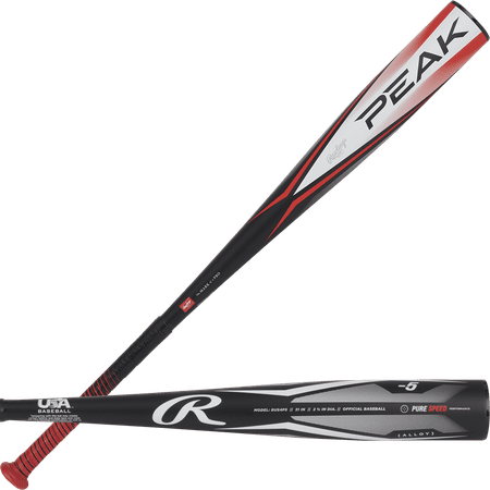 Rawlings Peak (2 5/8 Barrel) USA Youth Baseball Bat | 32 | -5