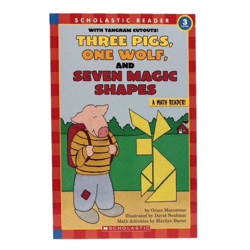 Pre-Owned Three Pigs, One Wolf, Seven Magic Shapes (level 3) (Scholastic Reader, Math) (Paperback) 0590308572 9780590308571