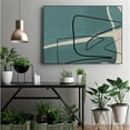 thumbnail image 3 of Giant Art Canvas  32x24 Different Strokes II Framed in Multi-Color, 3 of 3