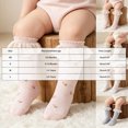 thumbnail image 5 of Ruffle Crew Socks,Cute Floral Frilly Socks Girls,Casual Turn Cuff Soft Crew Socks for Baby to Toddler Girls 0-12 Months 1T 2T 3T 4T 5T Kids, 5 of 9