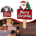 thumbnail image 2 of ​​ZCSKFIN Outdoor Christmas Decoration Santa Garden Stake, Merry Christmas Yard Sign for Porch and Lawn Display, Weather-Resistant Xmas Decor for Festive Outdoor Holiday Cheer​​, 2 of 5
