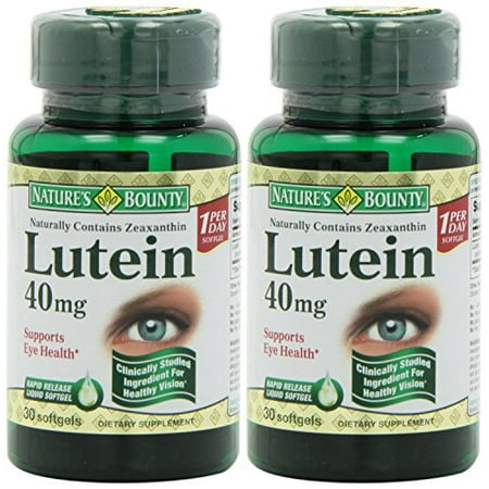 UPC 714270015250 product image for Nature's Bounty Lutein 40 Mg, 60 Softgels (2 X 30 Count Bottles) | upcitemdb.com