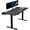 Black/Black, variant on VIVO Electric 60" x 30" Desk, Full Pad, Black Hidden Cable Tabletop, Black Frame