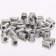 thumbnail image 5 of 100PCS Inserto roscado de madera Tuerca hexagonal M6 x 15 mm Inserto de tornillo de aleación de zinc Tornillo de cabeza hueca roscada M6 Inserto de madera para muebles Sillas Camas de madera, 5 of 5