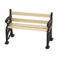 thumbnail image 4 of PENIKOKO Modern Miniature Furniture Park Bench Wood Color Vintage Style 1Pack, 4 of 5