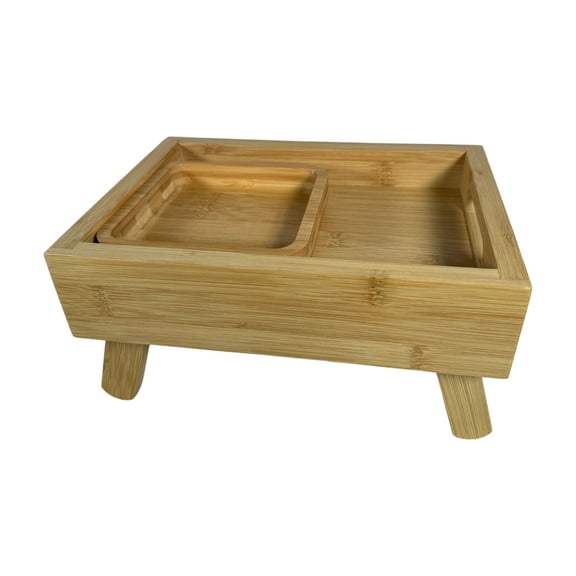 2in1 Bamboo Tray & Plate