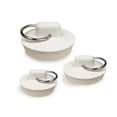 thumbnail image 3 of 2Pcs Rubber Drain Stopper Fits 1 5/8 Inch To 1 3/4 Inch Bathtub Drain Plug With Hanging Ring Bathtub Stopper Plug For Kitchen And Bathroom White, 3 of 3