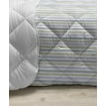 thumbnail image 3 of Dusty Blue Down Alternative Comforter, Floral Themed Image Branches with Leaves in Continuous Pattern, Microfiber Quilt for All Season, 5 Sizes, Pale Blue Dimgray Dust, by Ambesonne, 3 of 3