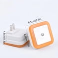 thumbnail image 3 of Orange Night Light Plug-into Wall - 1 Pack Night Light Dusk to Dawn Sensor Plug in LED Lighting, Auto-On/Off Lamp for Home Living Room Bedroom Bathroom Hallway Kitchen, 3 of 7