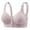 Light Purple, variant on Front Closure Bras for Women Adjustable Strap Wireless Side Support Thin Cup Minimizer Bra