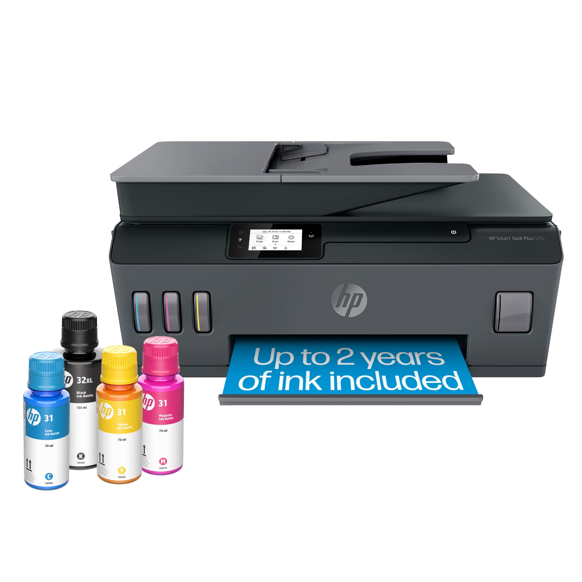 HP Smart Tank Plus 570 Wireless All-in-One Ink Tank Printer with 2 Years of Ink