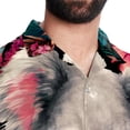thumbnail image 5 of Koala Men's Short Sleeve Poplin Shirt - Casual Printed Button Down Short Summer Beach Shirts Unisex940, 5 of 6