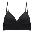 thumbnail image 1 of Vestido grande sin espalda, cuello colgante, hombros descubiertos, ropa interior femenina fina de vacaciones, sujetador de espalda de belleza tipo U, 1 of 5