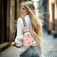 thumbnail image 5 of FORMRS Womens Crossbody Sling Bag Travel Daypack Shoulder Chest Backpack, Pink Christmas Cups, 5 of 7