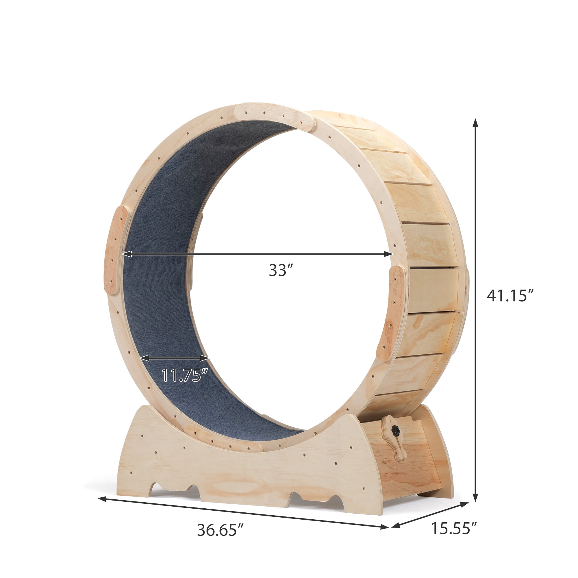 Pefilos 36" Cat Exercise Wheel for Indoor Cats, Cat Running Wheel with Carpeted Runway, Cat Sport Treadmill Wheel for Kitty’s Longer Life, Beige Pefilos 36" Cat Exercise Wheel for Indoor Cats, Cat Running Wheel with Carpeted Runway, Cat Sport Treadmill Wheel for Kitty’s Longer Life, Beige