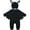 Pure black, variant on WIBACKER 3M-24M Infant Baby Boy Halloween Dress Up Clothes Bat Wings Romper with Cap Newborn Skeleton Costumes