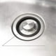 thumbnail image 4 of Tapón para fregadero de cocina, tapón de eliminación de basura de acero inoxidable, se adapta al tamaño de drenaje de cocina estándar de 3 1/2 pulgadas y 3,5 pulgadas de diámetro, 4 of 5