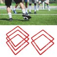 thumbnail image 1 of 5 Pcs Agility Training Rings Multifunctional Quadrilateral Physical Speed Training Rings for Basketball Football, 1 of 7
