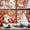 Color 88, variant on Christmas Window Stickers, 3D Xmas Window Decals White Christmas Window Clings Double Sided for Christmas Window Decorations(8 Sheets)